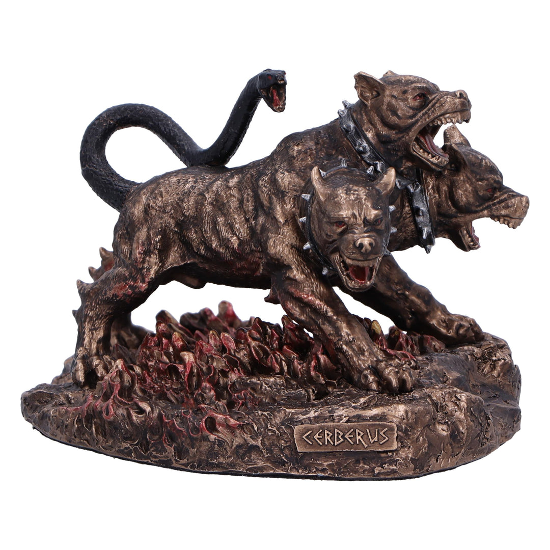 Cerberus the Three Headed Hound of Hades Bronze Figurine 11cm