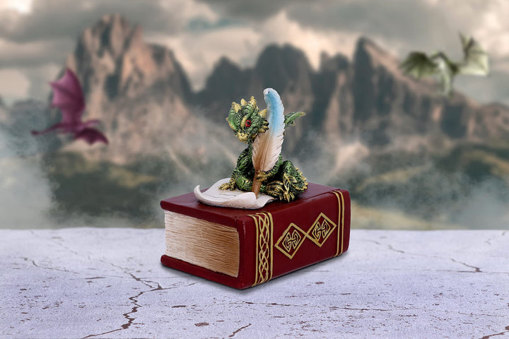 The Scribe Dragon Trinket Box 13.8cm