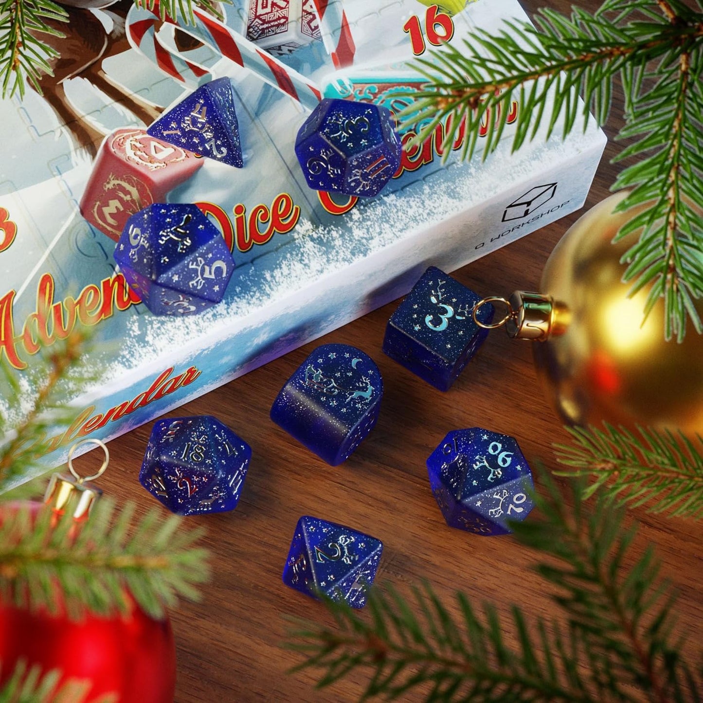 Advent Dice Calendar #04 by Q-Workshop, Dice Board Game 6