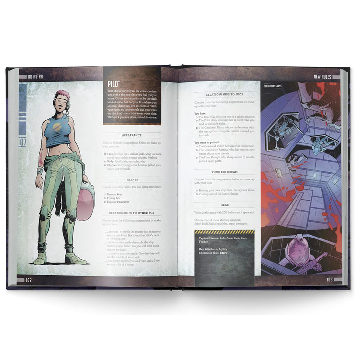 Mutant Year Zero Ad Astra Hardback RPG Book
