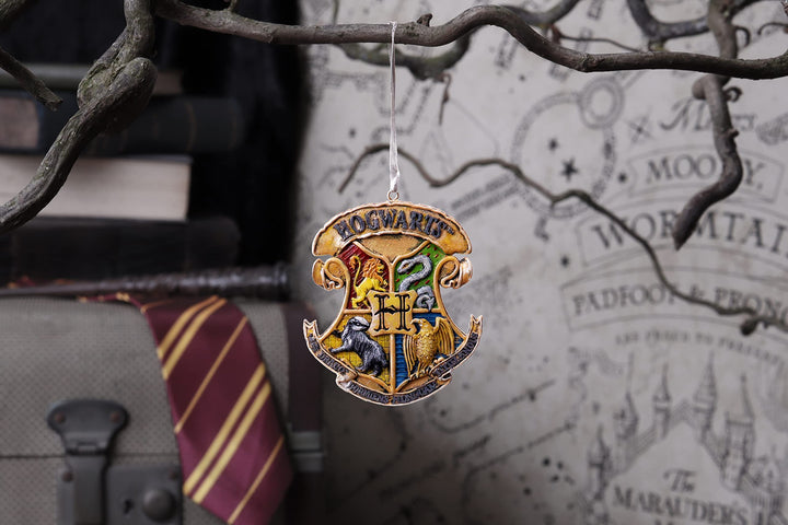 Harry Potter Hogwarts Crest Hanging Ornament 8cm