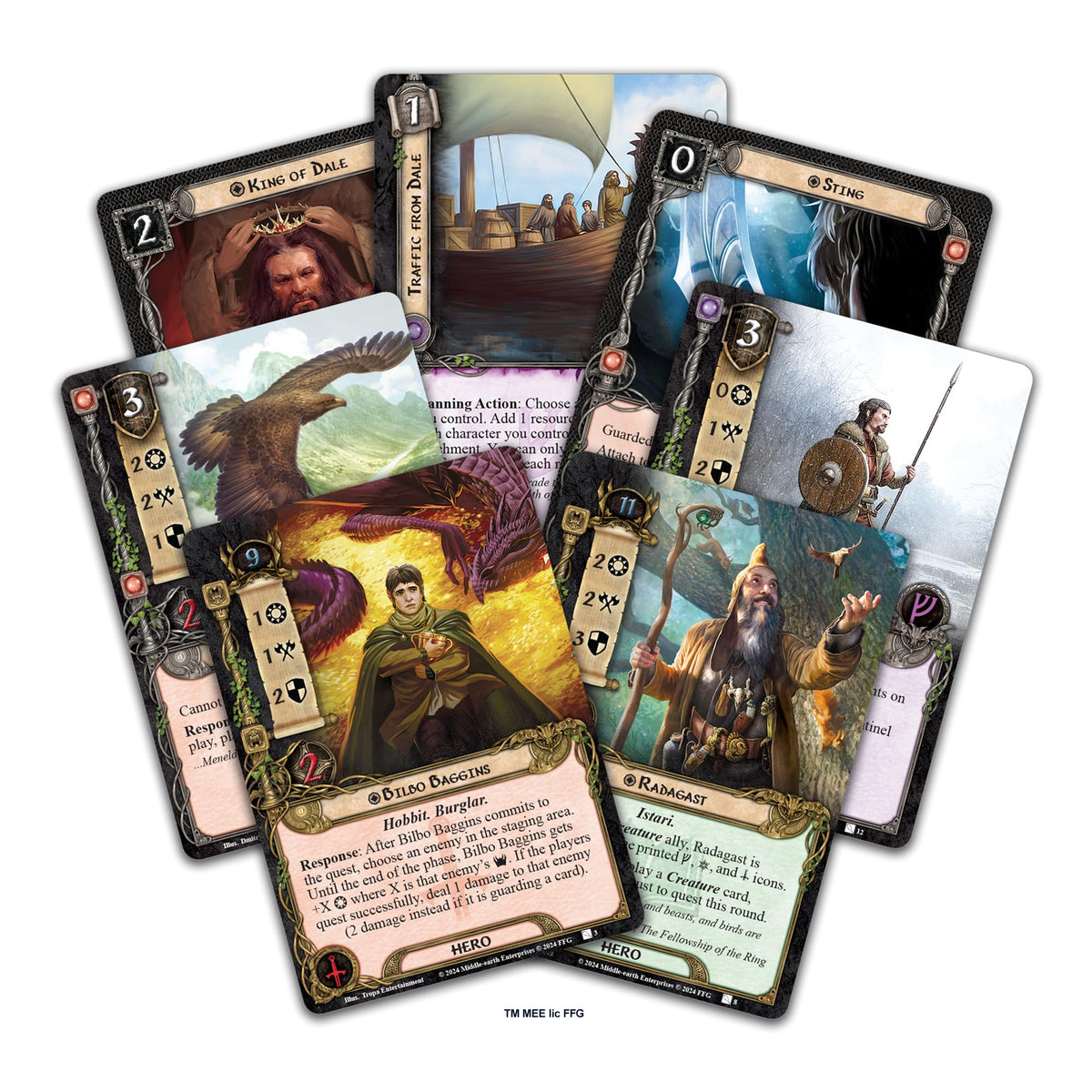 The Lord of the Rings the Card Game Ered Mithrin Hero Expansion 3