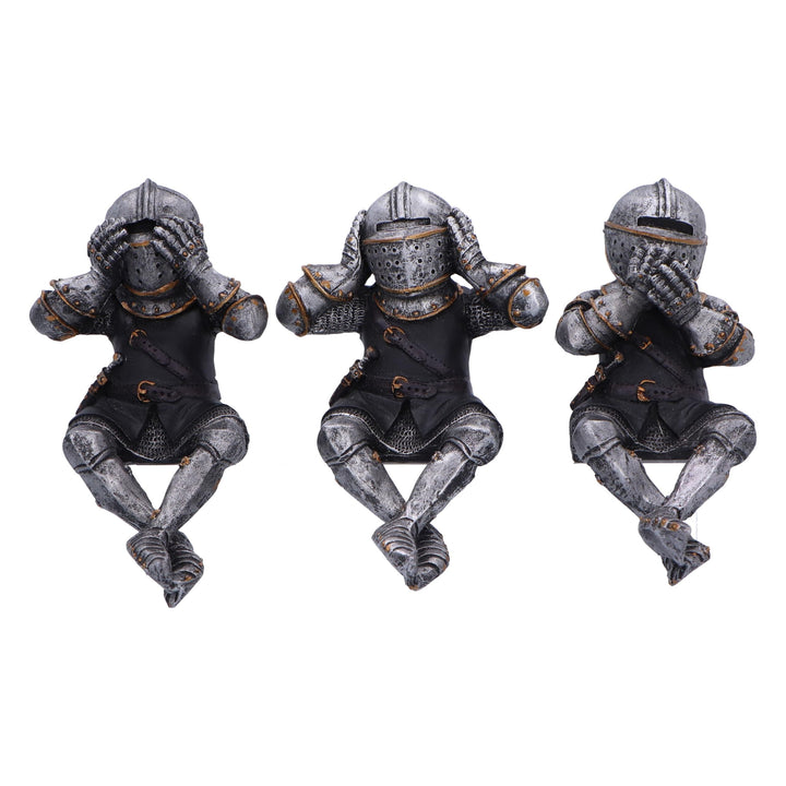 Three Wise Knights Shelf Sitters 11cm