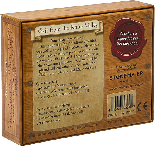 Viticulture Visit from the Rhine Valley Board Game by Stonemaier Games 2