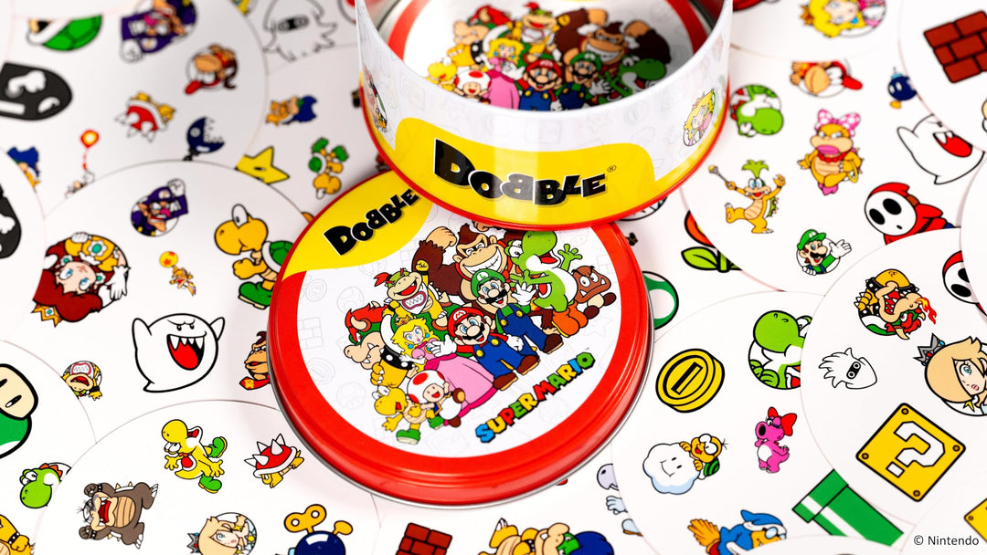 Dobble Super Mario Family Card Game Ages 6+ Spot It