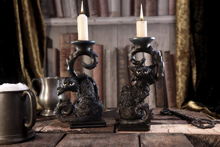 Witches Familiar Salem Candlestick Holder 20cm