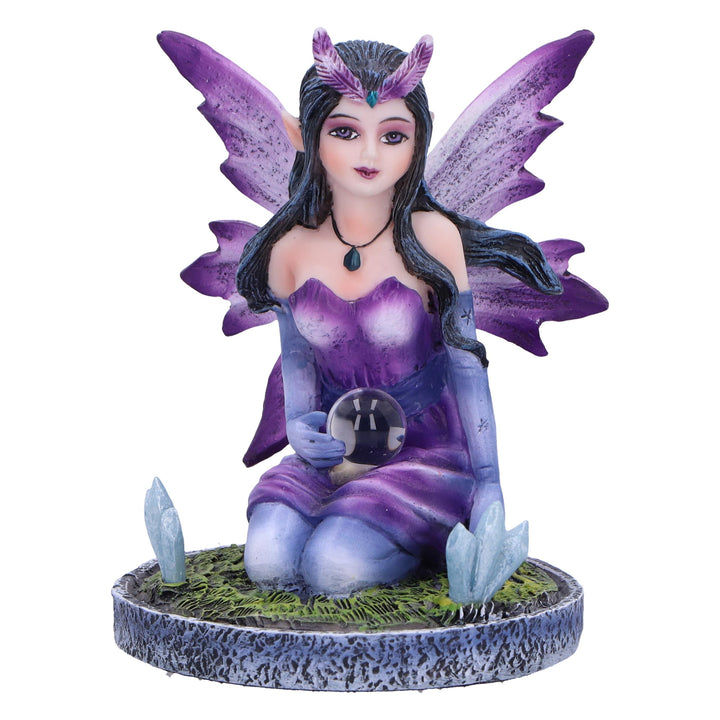 Violet Purple Crystal Fairy Figurine 9cm