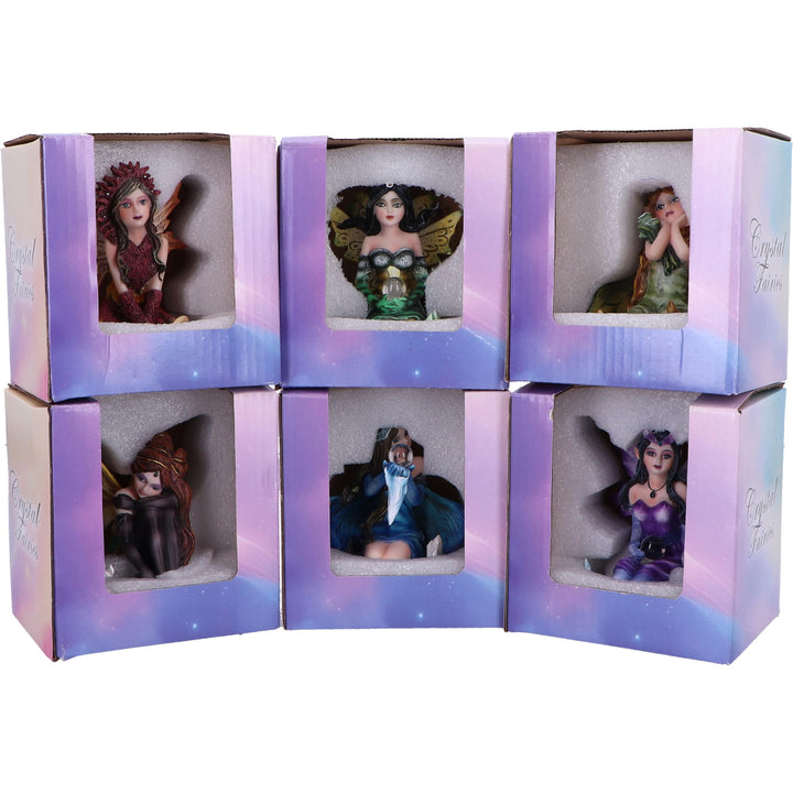 Crystal Fairy Figurines with Retail Display 12 figures of