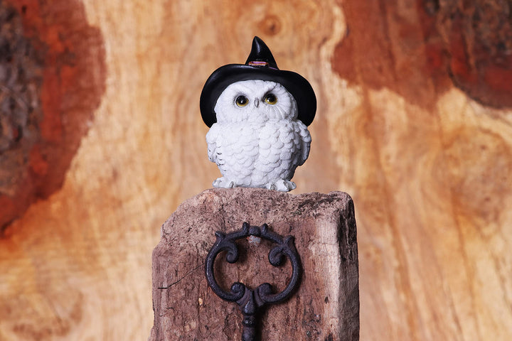Snowy Spells Owl Figurine 9cm
