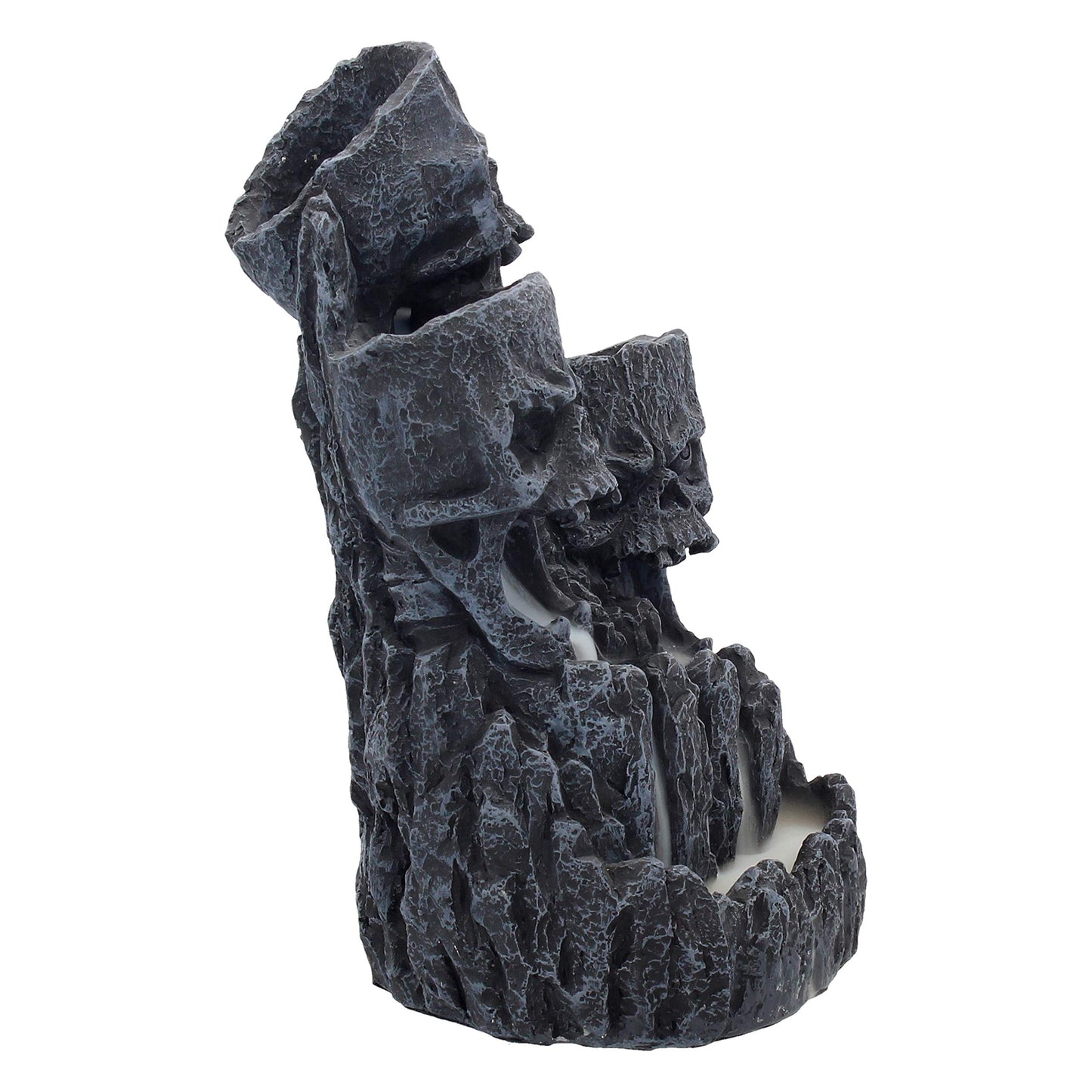 Skull Backflow Incense Tower Holder 17.5cm 7