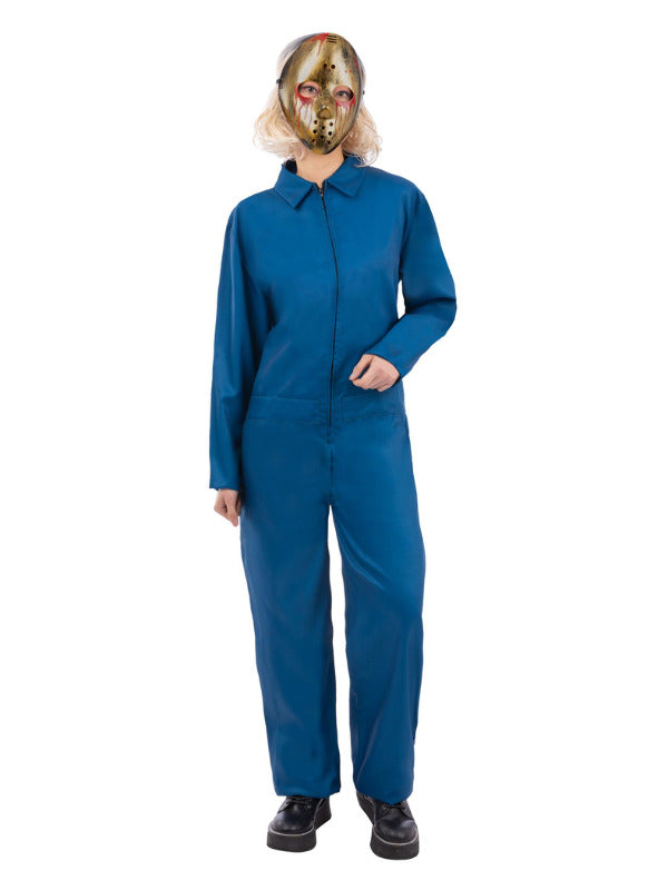 Navy Boiler Suit Costume All in One Blue Jumpsuit Mike Myers Halloween