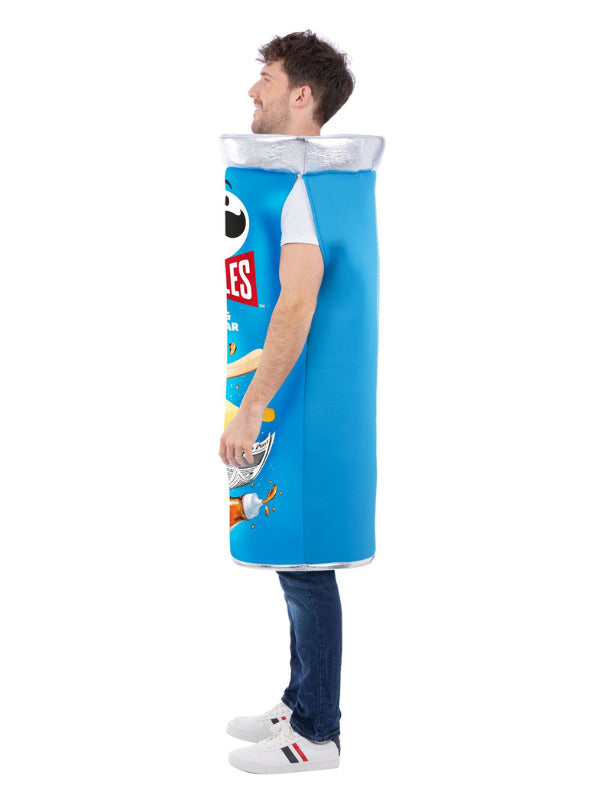 Pringles Salt and Vinegar Can Costume Tabard Blue Tube