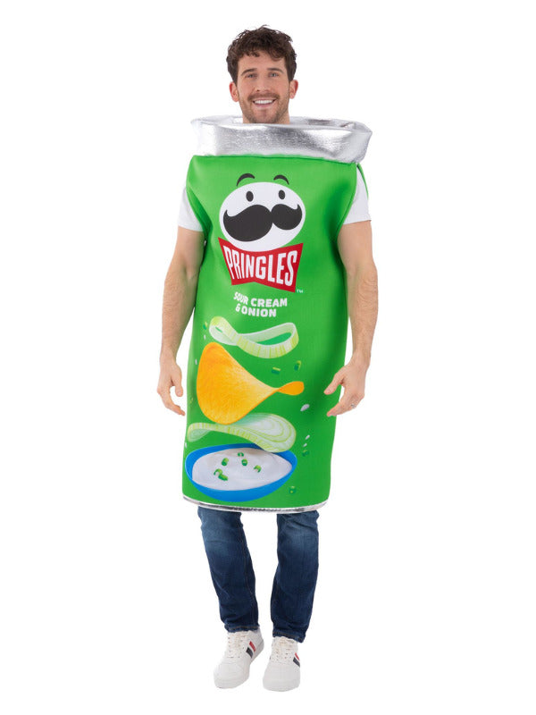 Pringles Sour Cream and Onion Can Costume Green Tabard