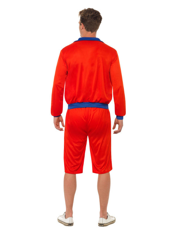 Lifeguard Costume Mens Red Jacket and Long Shorts Mitch Baywatch