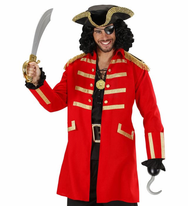 Pirate Accessories Hook, Compass, Spyglass, Eyepatch, Necklace With Medallion