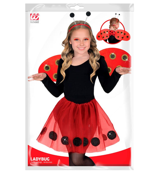 Ladybug Dress-Up Set Tutu, Wings, Antennas
