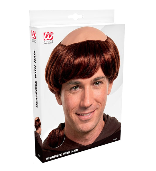 Monk Headpiece With Hair