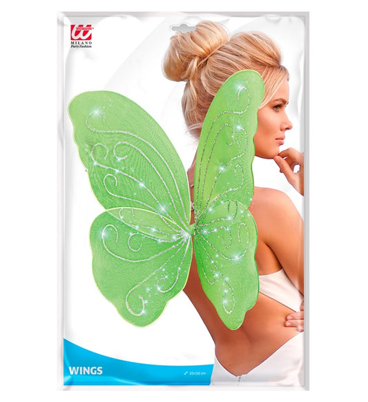Green Butterfly Wings 85X50 Cm