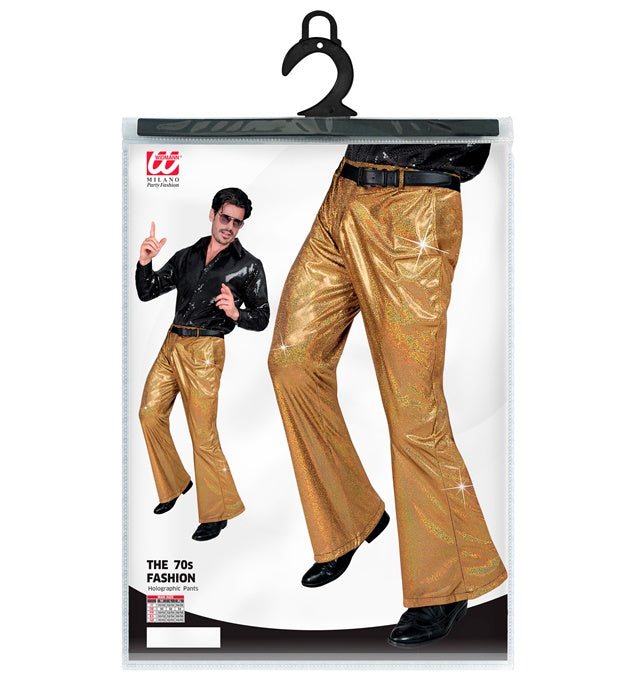 The 70S Disco Style Holographic Pants
