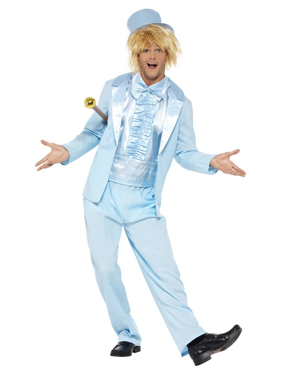 90s Stupid Tuxedo Harry Dumb and Dumber Costume Adult Blue_3