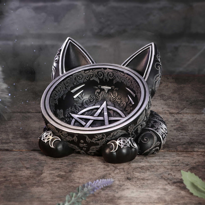 Black Cat Magic Trinket Bowl 16cm