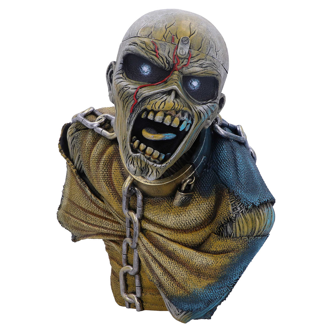 Iron Maiden Piece of Mind Eddie Bust Box Small 12cm Officially Licensed