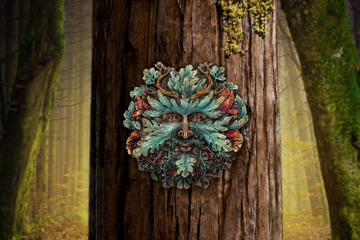 Winter Solstice Wall Mounted Tree Spirit 13cm