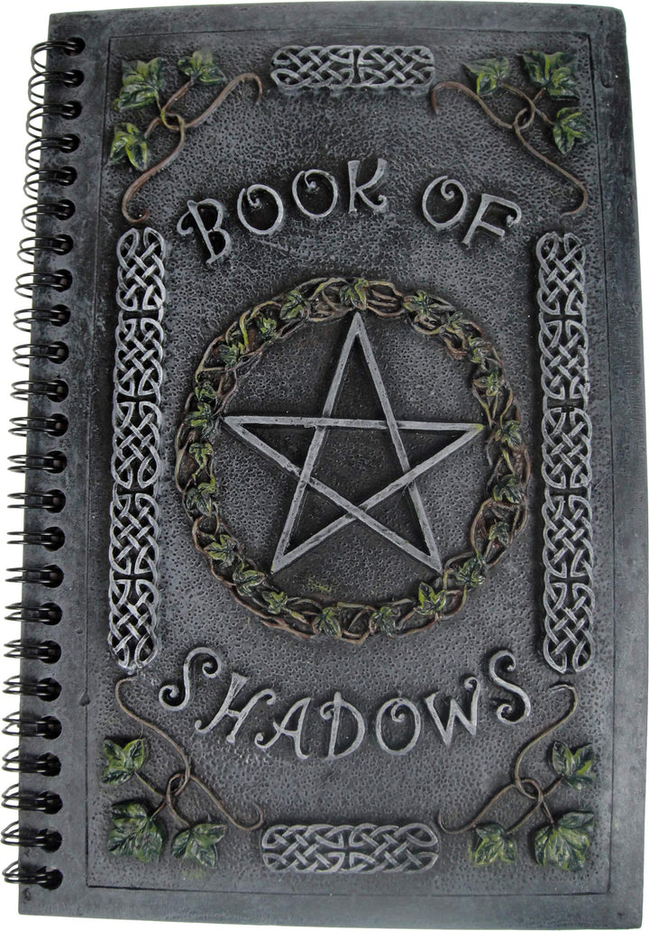 Ivy Book Of Shadows Journal With Pentagram Resin Cover 22cm
