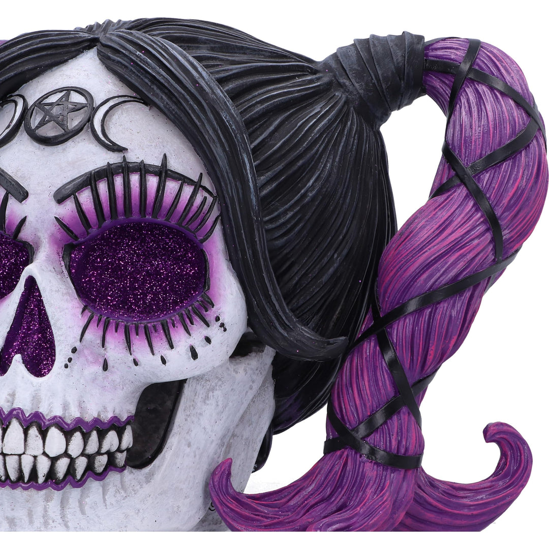 Drop Dead Gorgeous Myths and Magic Voodoo Doll Skull 20.5cm