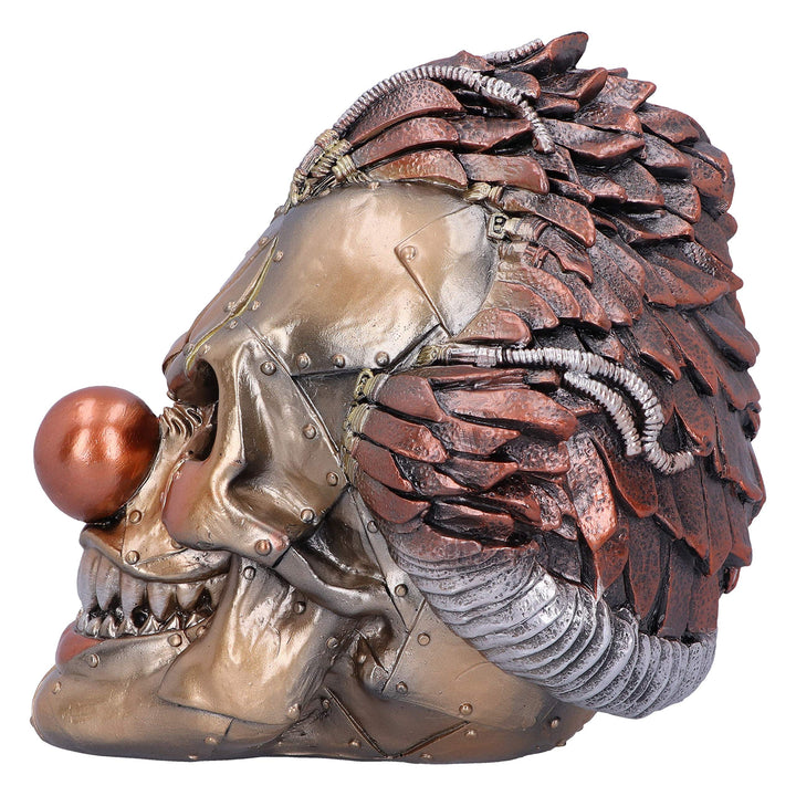 Mechanical Laughter Horror Steampunk Clown Skull Ornament 18cm