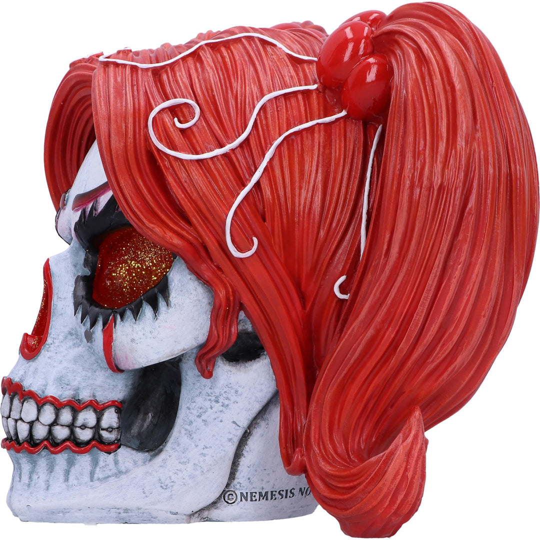 Drop Dead Gorgeous Cackle and Chaos Clown Doll Skull 19cm