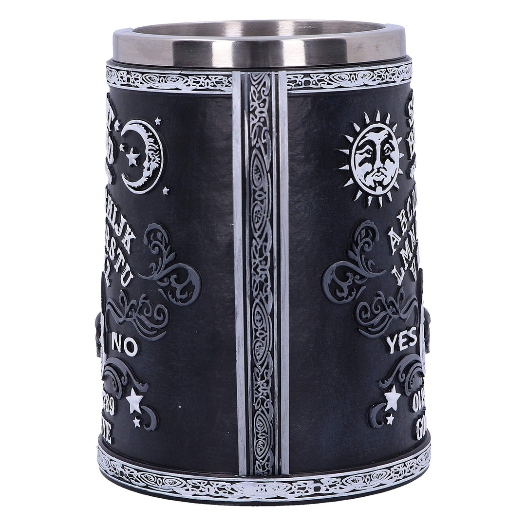 Black and White Spirit Board Tankard Mug