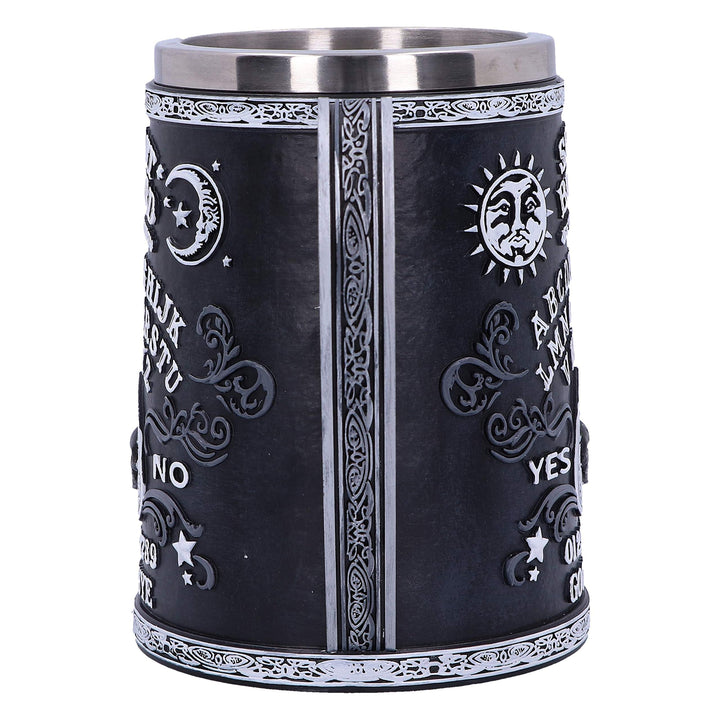 Black and White Spirit Board Tankard Mug