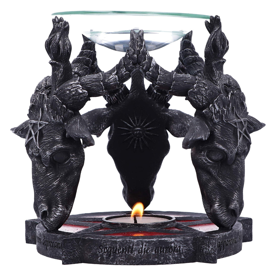 Occult Baphomet Head Oil Burner 13.5cm