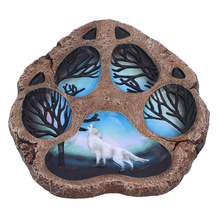 Tracks of the Wild Paw Print Incense Burner 15.5cm