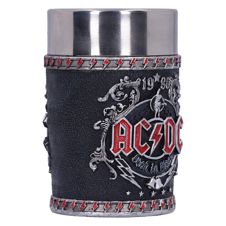 ACDC Back in Black Shot Glass 8.5cm Officially Licensed