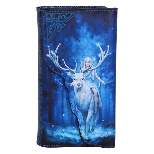 Fantasy Forest Elven Queen and Stag Embossed Purse 18.5cm 2
