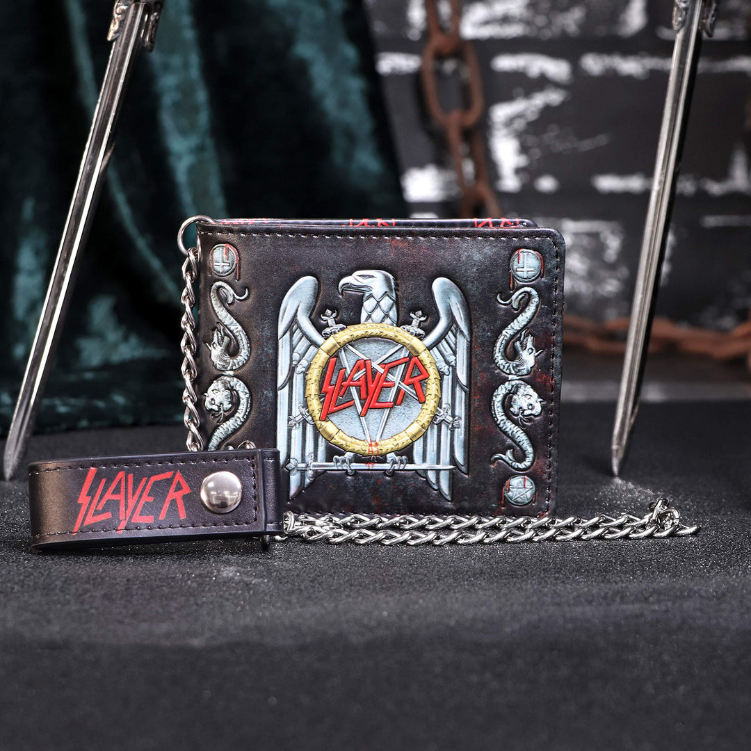 Slayer Eagle Logo Embossed Wallet Purse Officially Licensed