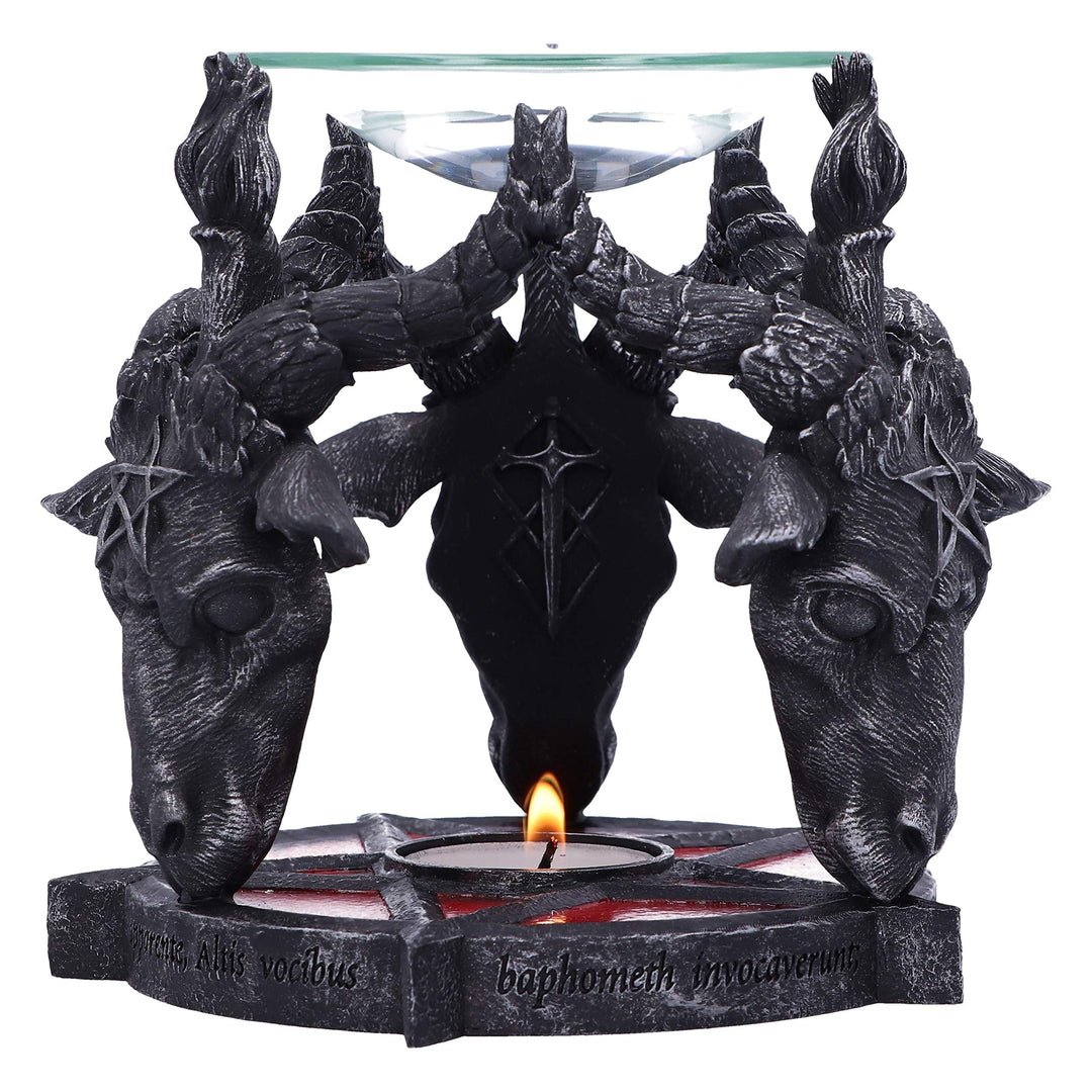 Occult Baphomet Head Oil Burner 13.5cm