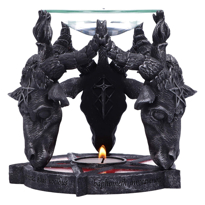 Occult Baphomet Head Oil Burner 13.5cm