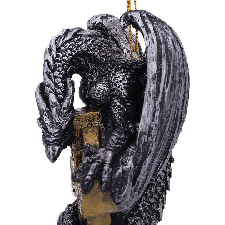Claus Festive Hanging Dragon Ornament 11cm