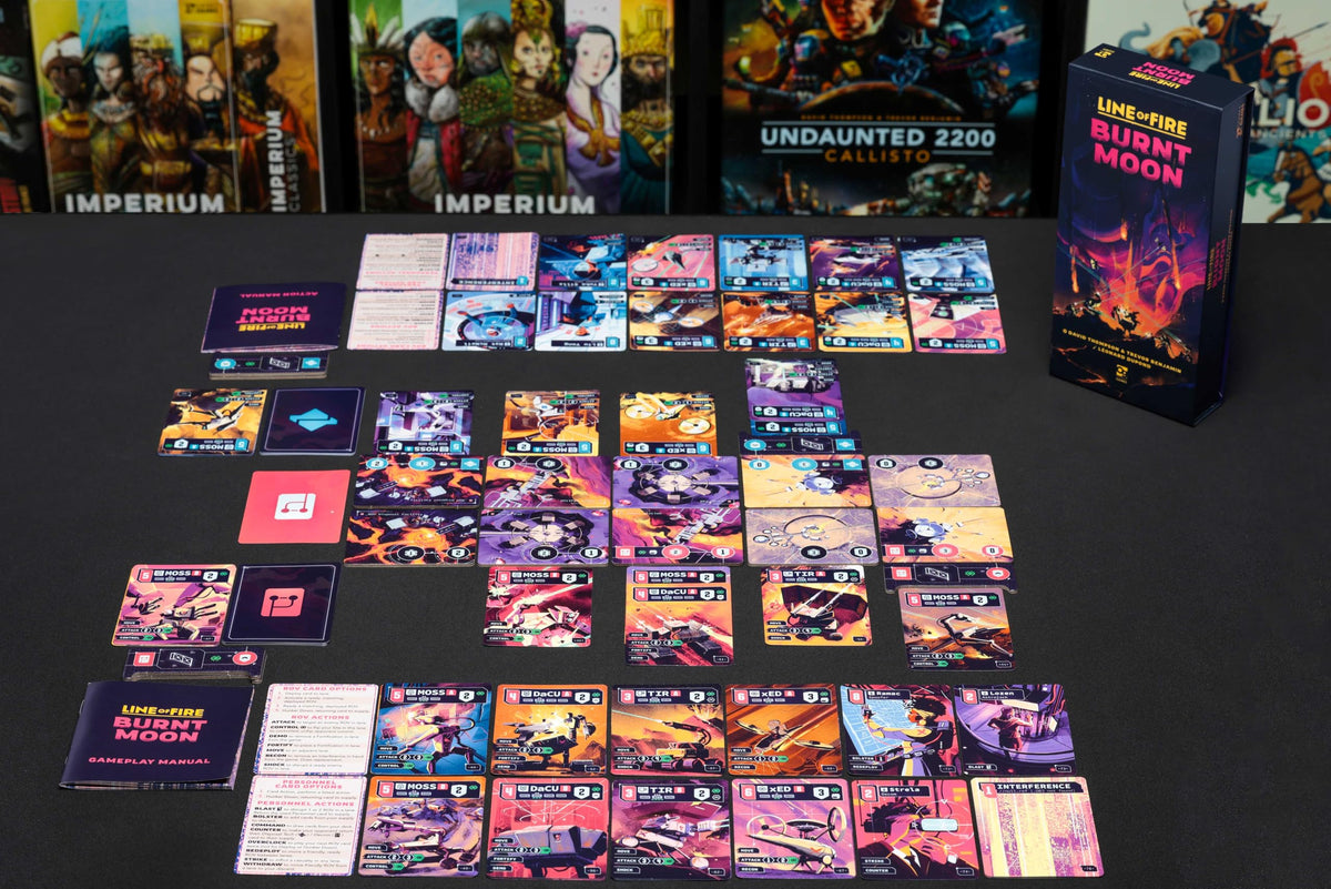 Line of Fire Burnt Moon Board Game by Osprey 7
