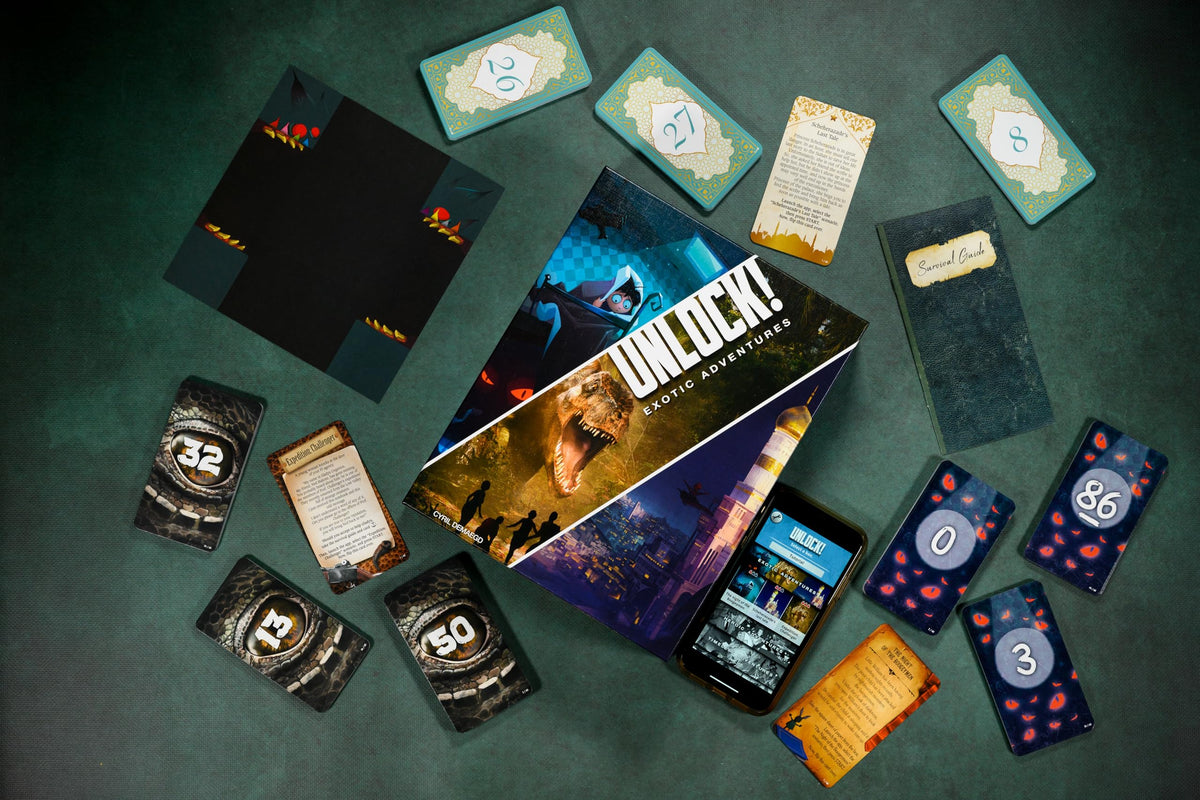 Unlock 4 Exotic Adventures Board Game by Space Cowboys 2
