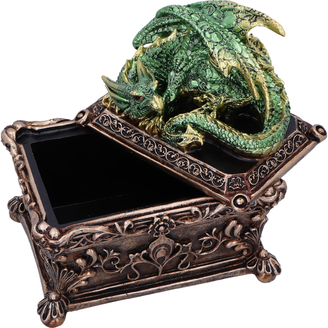 Guardian of the Hoard Dragon Trinket Box 13cm