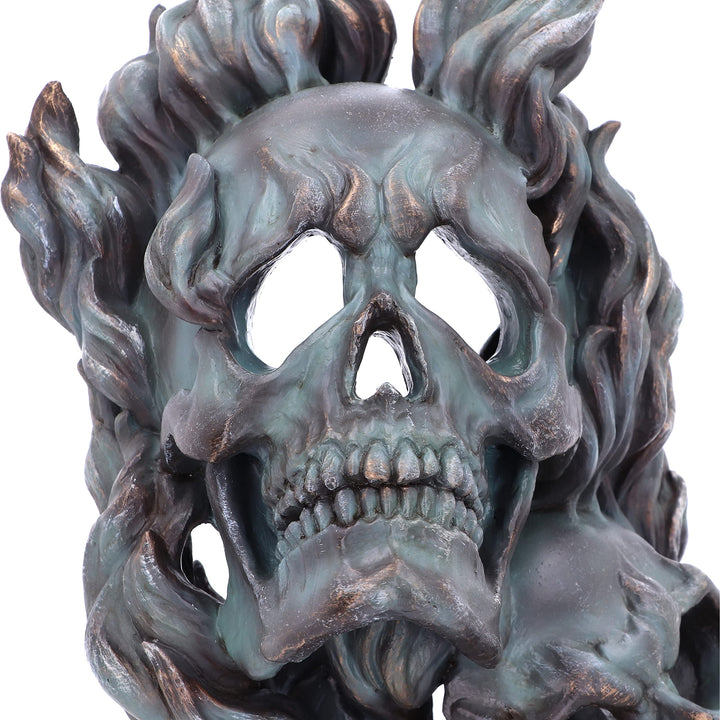 Comedy and Tragedy Skull Ornament 33.5cm