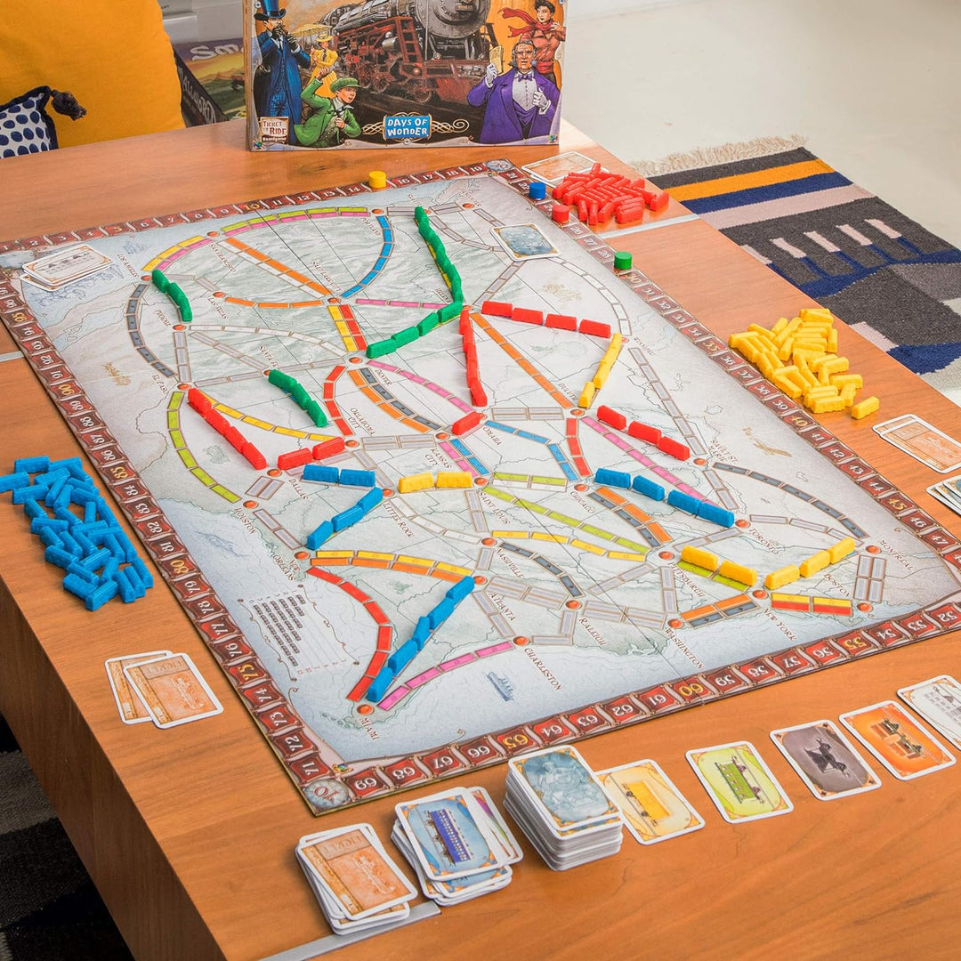 Ticket to Ride Board Game A Cross-Country Train Adventure for Friends and Family