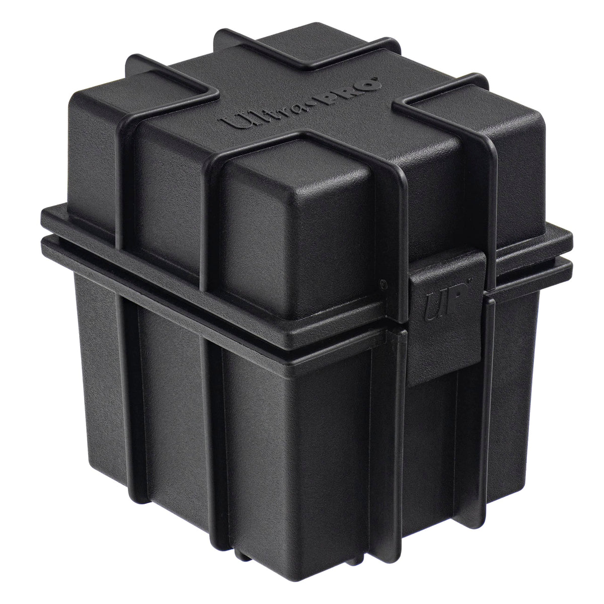 Ultra PRO - Black Stackable Deck Box - Protect & Store up to 100 Standard Size Sports Cards, Gaming Cards, Trading Cards, Or Any Other Collectible Standard Size Cards, Protect Against The Elements 2