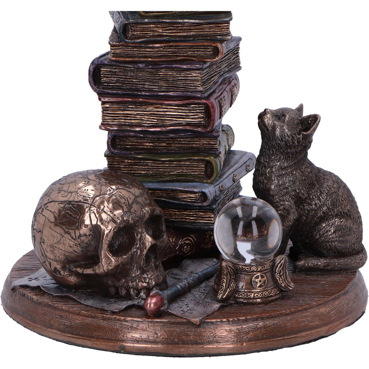 Feline Scholars Bronze Cat Ornament 18cm