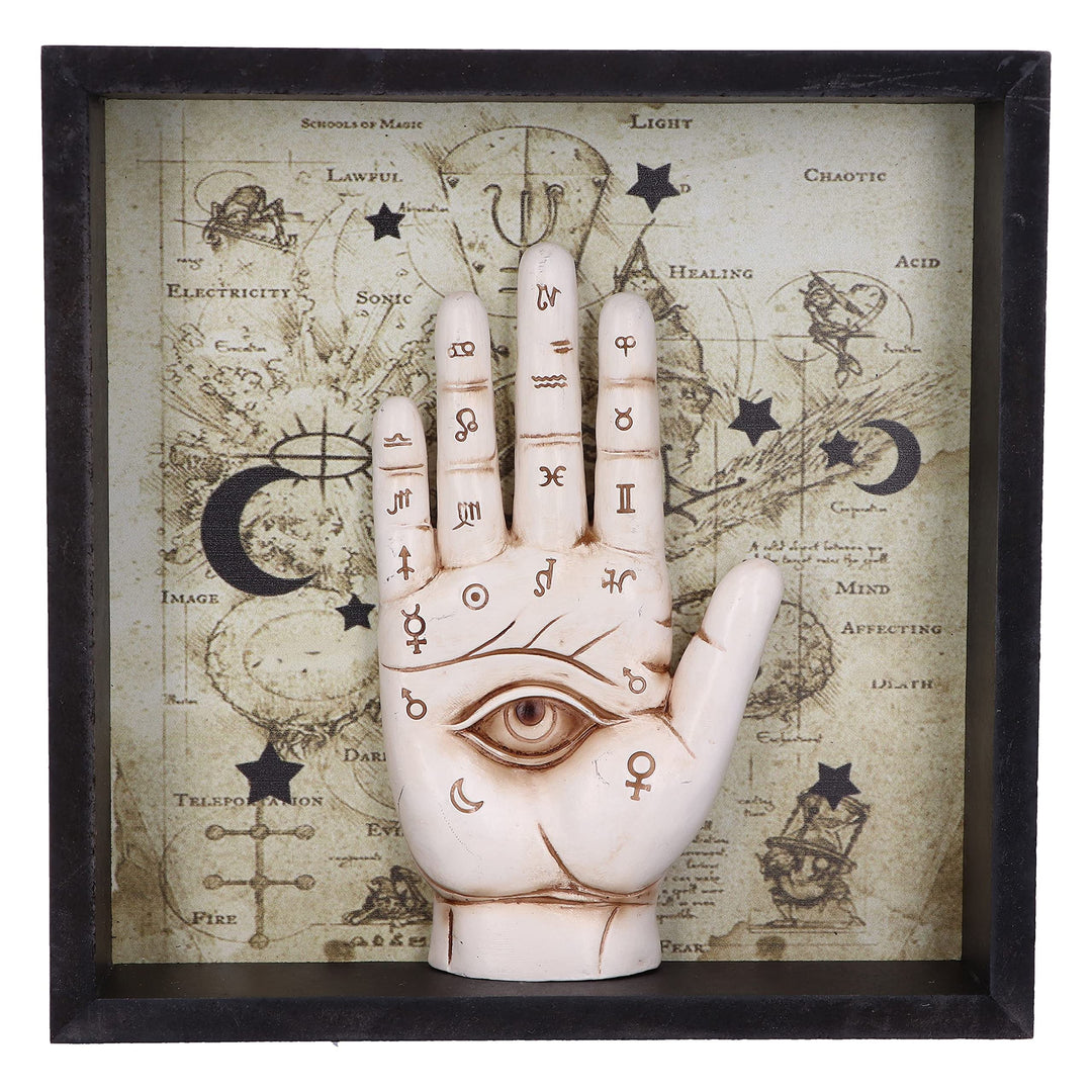 Palmistry Companion Framed Chiromancy Wall Mounted Art 20.2cm
