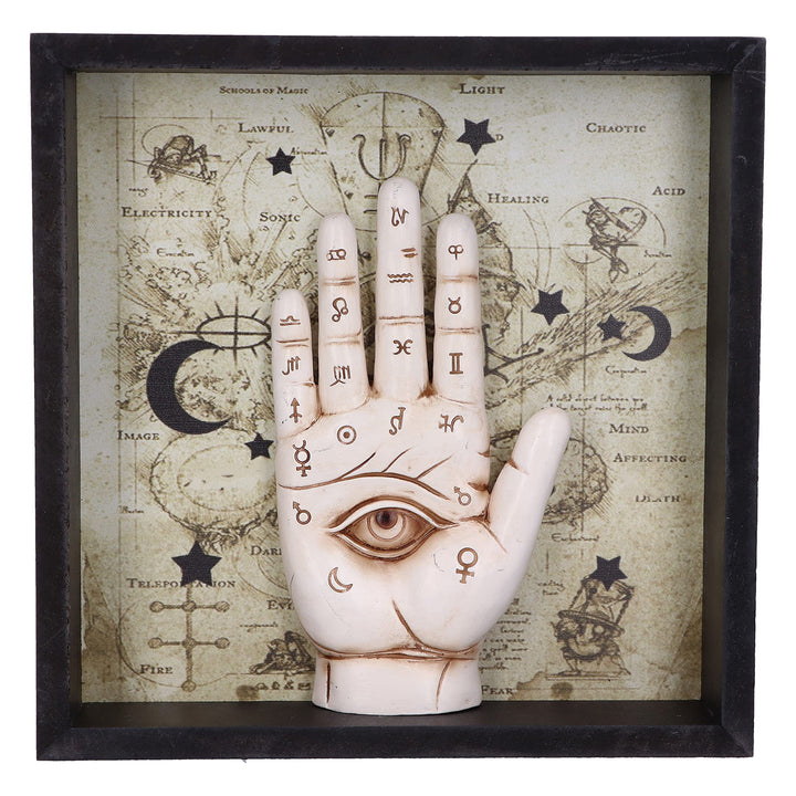 Palmistry Companion Framed Chiromancy Wall Mounted Art 20.2cm